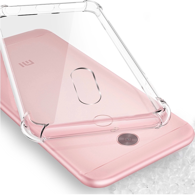 Ốp lưng Redmi 5 Plus dẻo trong lồi 4 góc chống sốc chống va đập mạnh hạn chế ố vàng