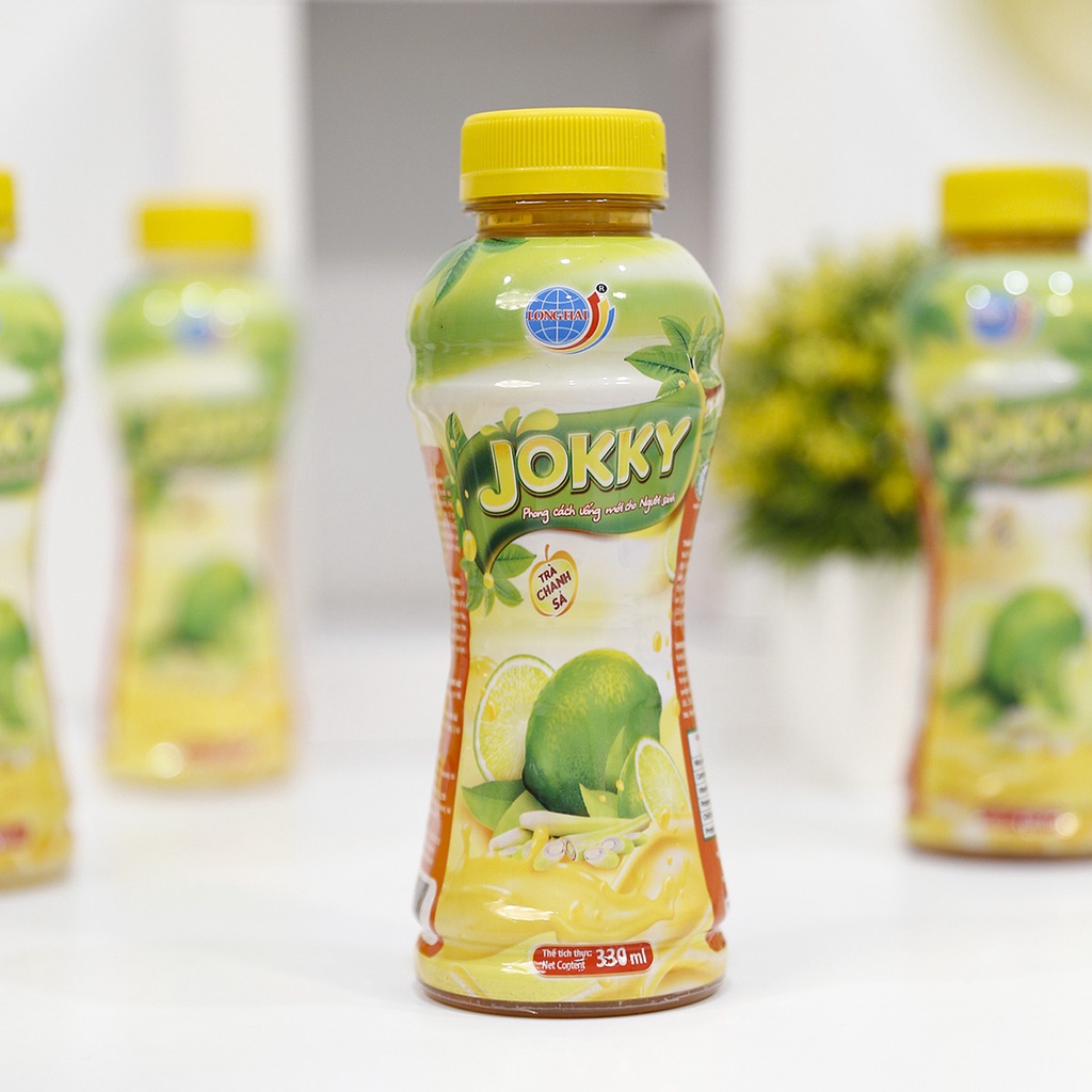 Trà Jokky Chanh sả Long Hải dung tích 330 ml