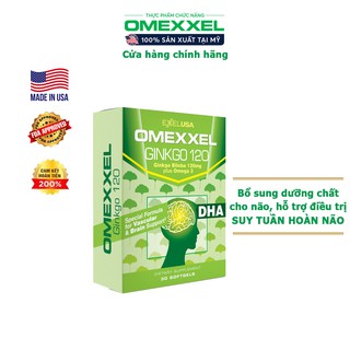Viên uống hoạt huyết dưỡng não Omexxel Ginkgo 120 (30 viên/ hộp)
