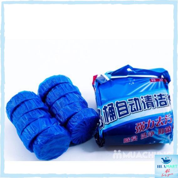 (Gói 10 viên) Viên Thả Bồn Cầu Khử Mùi, Tự làm sạch, dễ nhìn Hàn Quốc