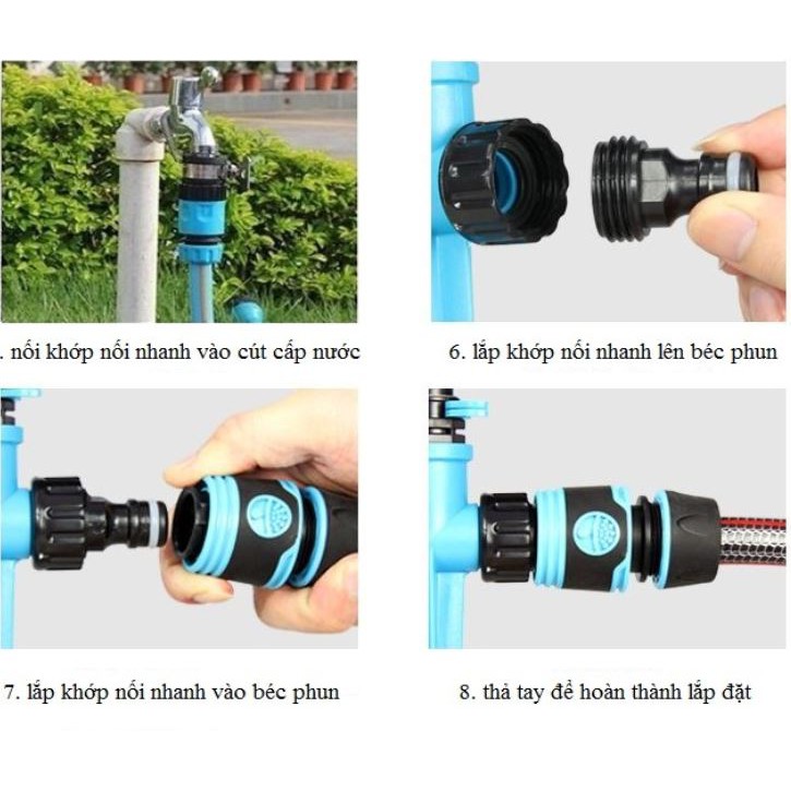 Vòi tưới nước tự động 360 độ