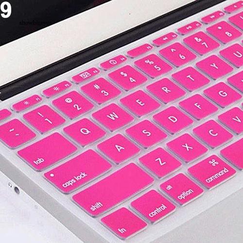Tấm film bảo vệ bàn phím sgee bằng silicon cho Apple Macbook Laptop Notebook