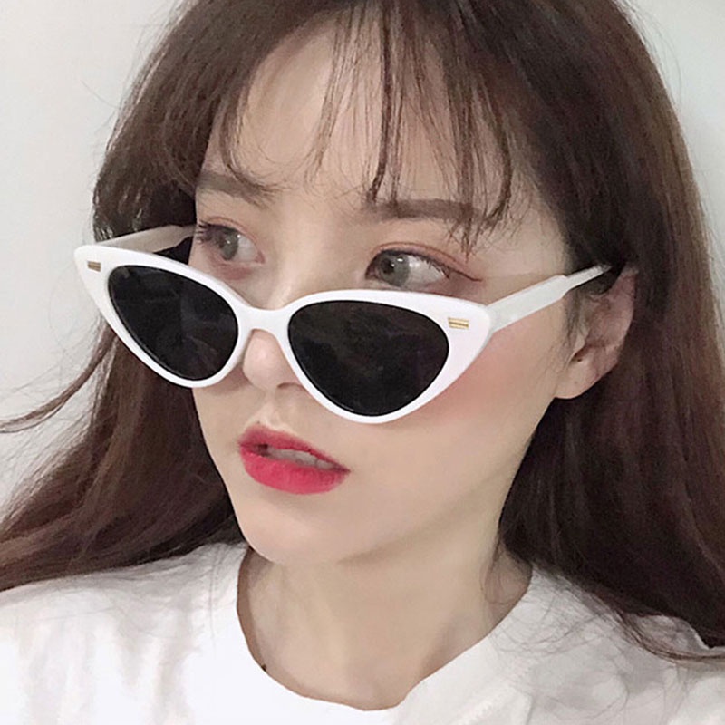 Kính mát mắt mèo gọng nhỏ thời trang cho nữ