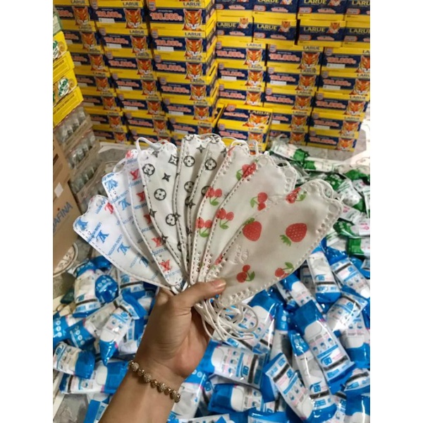 [Bịch 10 chiếc] Khẩu trang KF94 Long Hưng cho em bé