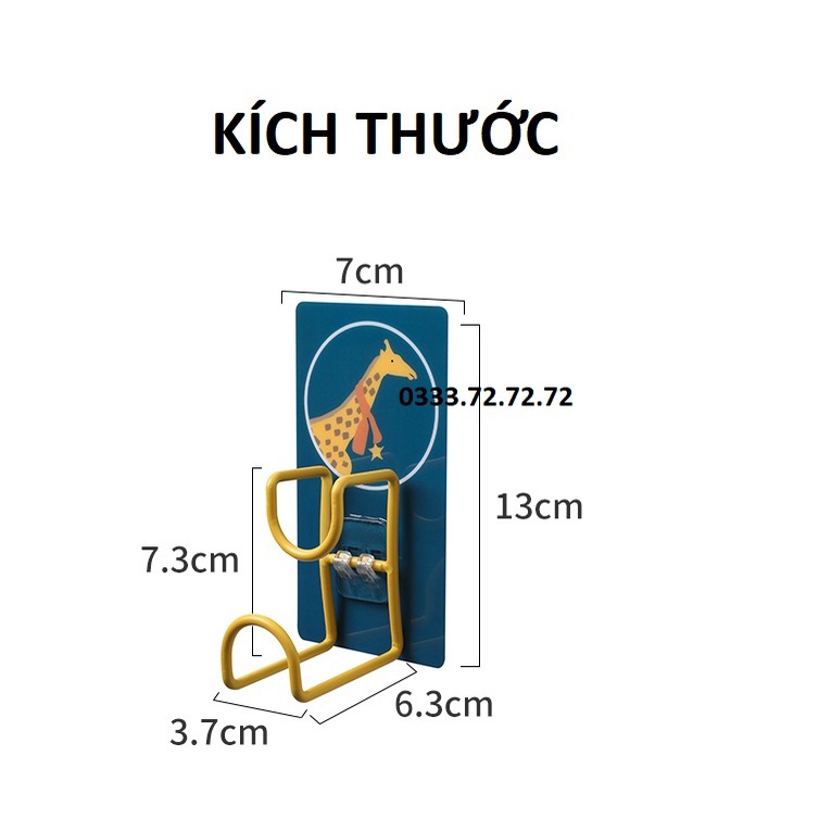 Móc Dán Tường Treo Chậu, Thau , Thớt, Đồ dùng phòng tắm, Nhà bếp - Inox thép không gỉ keo dính siêu chắc