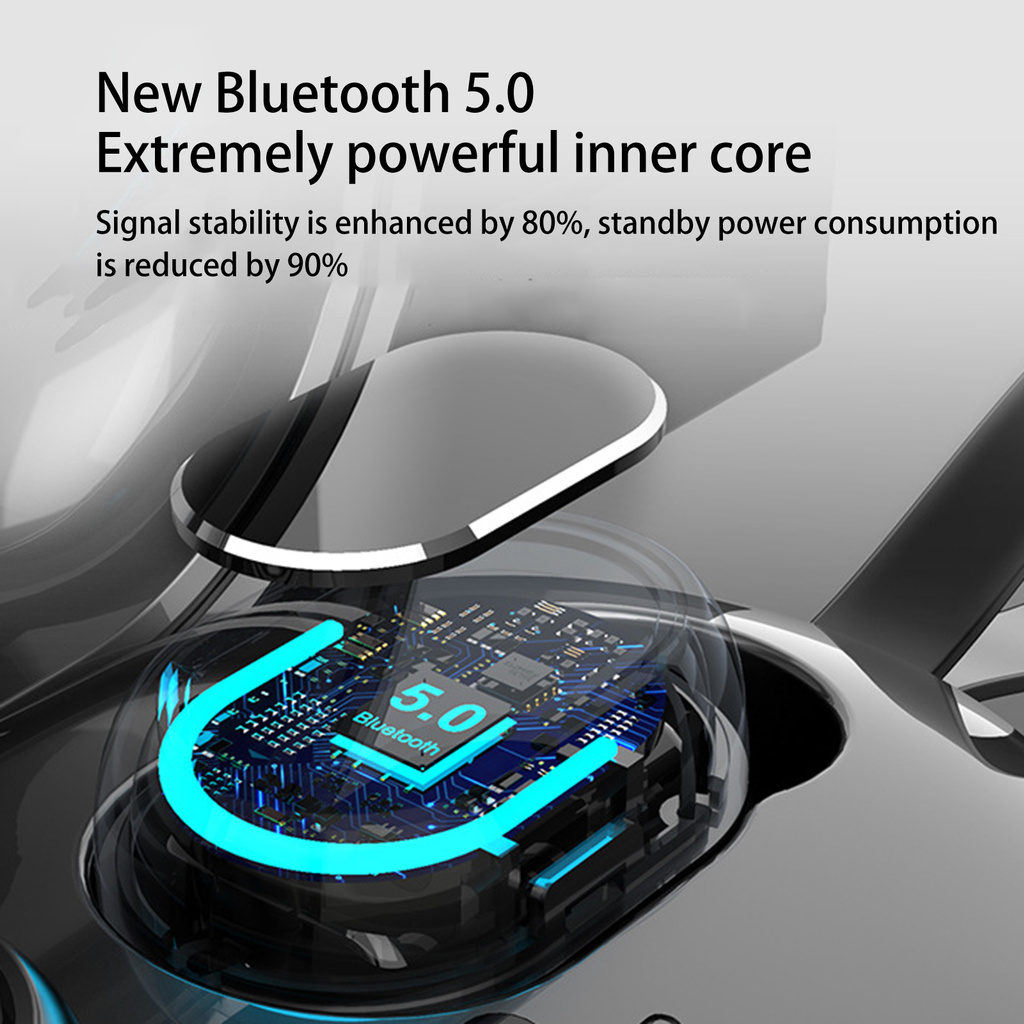 Tai Nghe Nhét Tai T80 Bluetooth 5.0 Chống Ồn Kèm Phụ Kiện