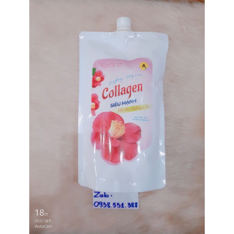 Kem duỗi_ uốn đa năng collagen KARANZ 1000mlx 2 túi