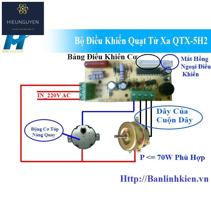 Sỉ lẻ Bộ Điều Khiển Quạt Từ Xa QT-311 (Chế Quạt Thường Thành Từ Xa)