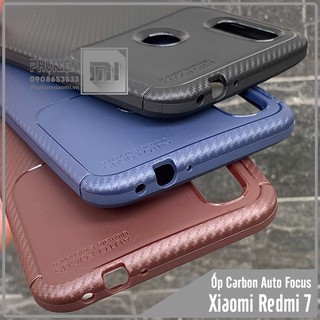 Ốp lưng Xiaomi Redmi 7 chống sốc Carbon Auto Focus
