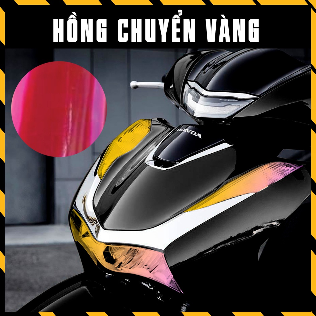 ☏Film Titan Dán Choá Đèn Xe Máy Đổi Màu SH 2020 - 2021 | Tem Chóa Cắt Sẵn khuôn dễ tại nhà