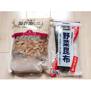 Tảo Bẹ (Kombu) 50gr Và Cá Bào 100gr (Katsuo) Cho Bé Ăn Dặm