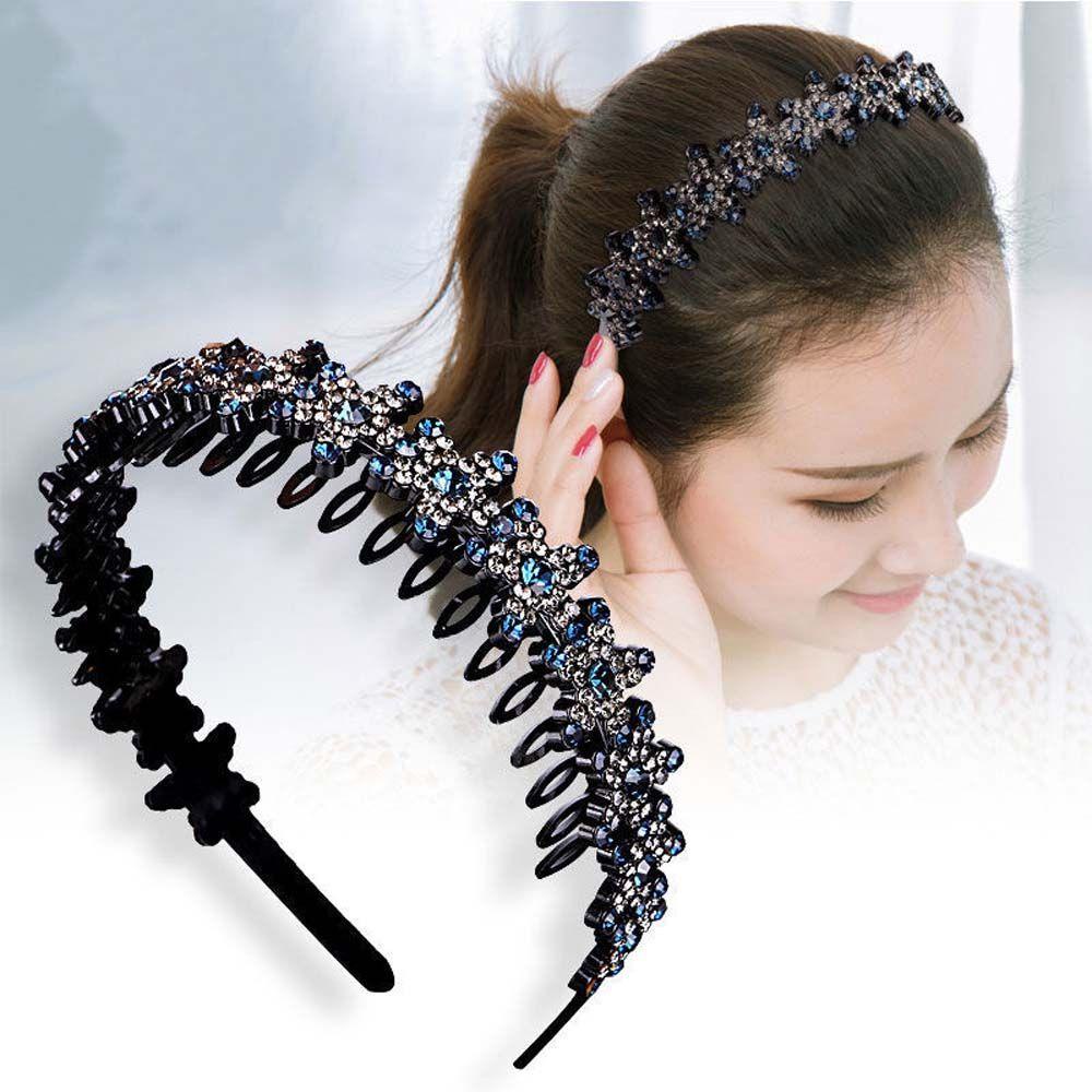 Băng Đô Cài Tóc Màu Đen Đính Hoa Đơn Giản Dễ Thương Cho Nữ|Băng Đô Cài Tóc Cho Nữ