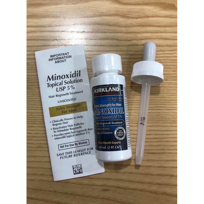 Thuốc mọc râu mọc tóc minoxidil5%