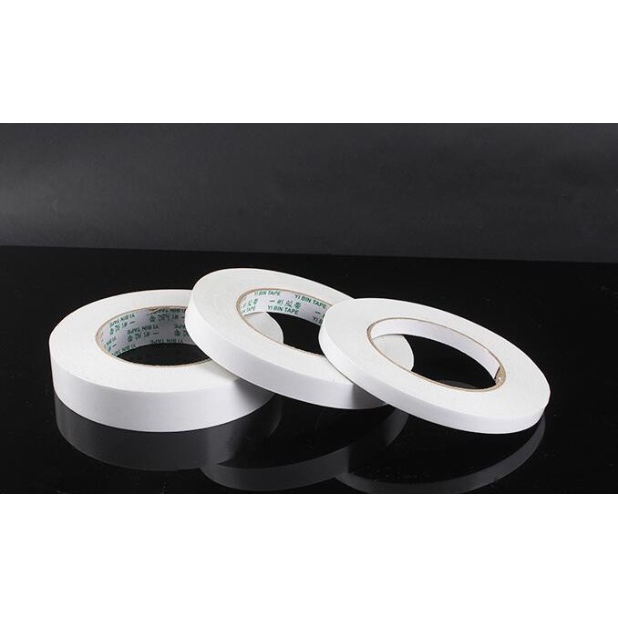 Cuộn Băng Keo Hai Mặt Trong Suốt Dài 8M Chắc Chắn Dùng Trong Văn Phòng