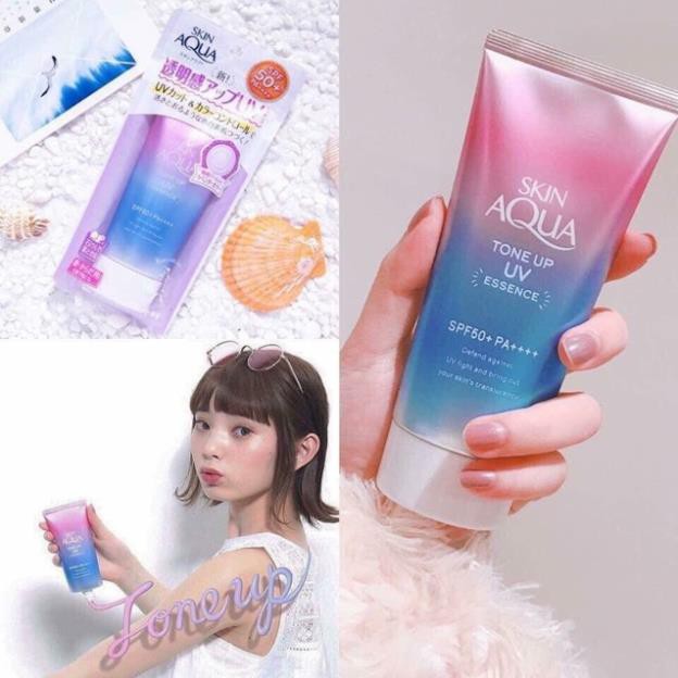 [HÀNG Auth - TOP 1 shopee] Skin Aqua Tone Up - Kem Chống Nắng Nâng Tone Da Thần Kỳ Đến Từ Nhật Bản