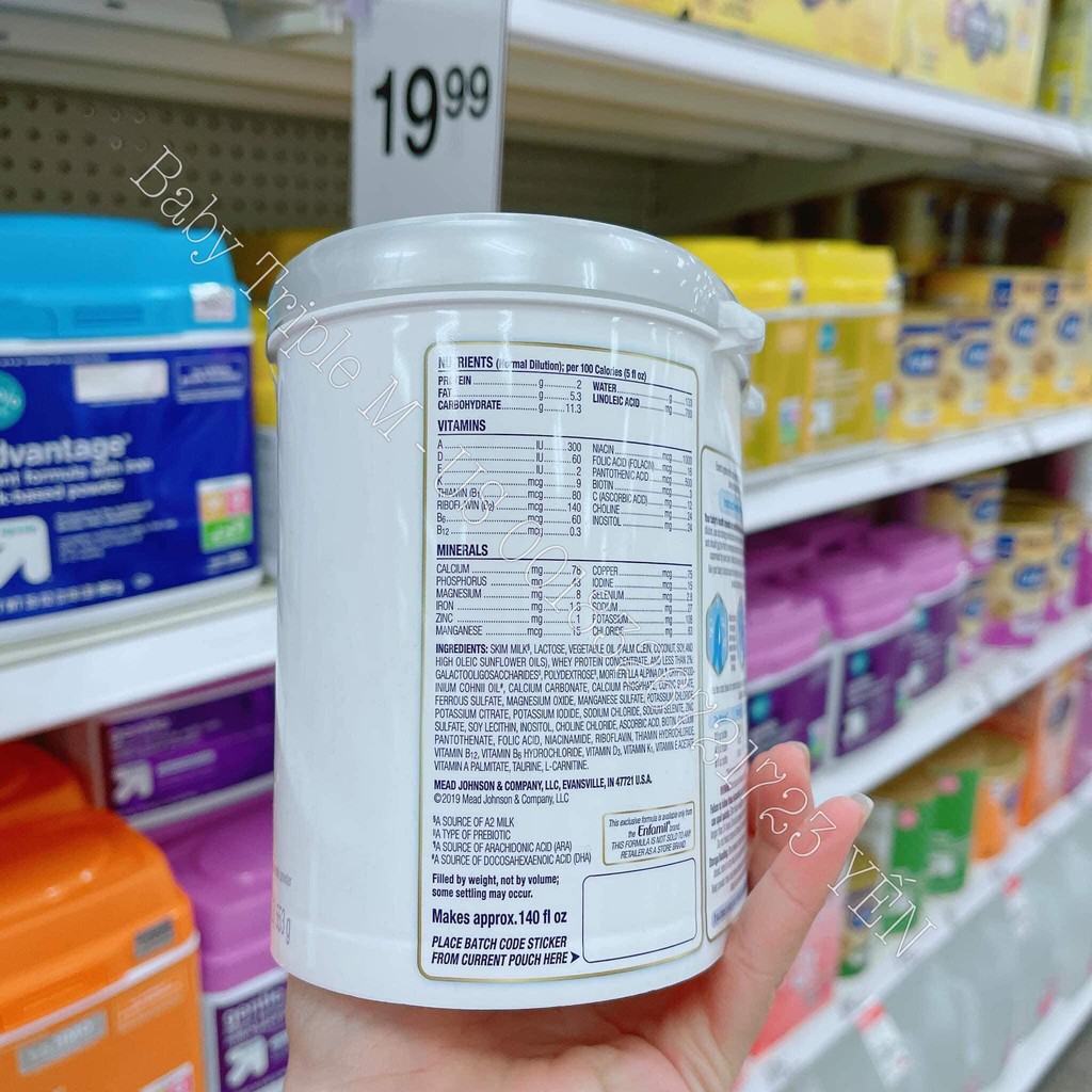 [Hàng ORDER US] Sữa bột Enfamil A2 PREMIUM Infant Formula 553g