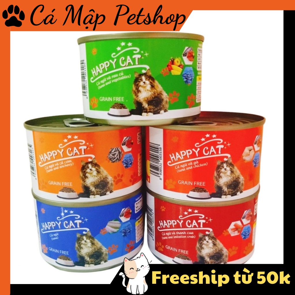 Pate cho mèo Happy Cat, Pate Happy Cat cho mèo lon 160gr