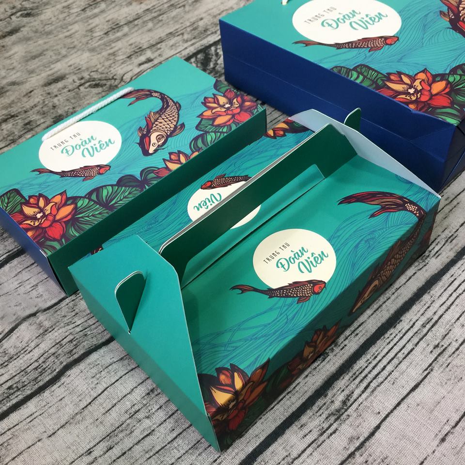 Hộp giấy đựng 6 bánh trung thu 50-75g