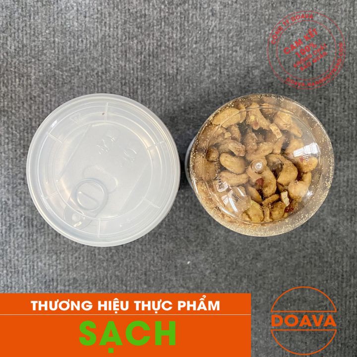 Hạt Điều Bình Phước,Hạt Điều Rang Tỏi Ớt Lá Chanh 500g - DOAVA