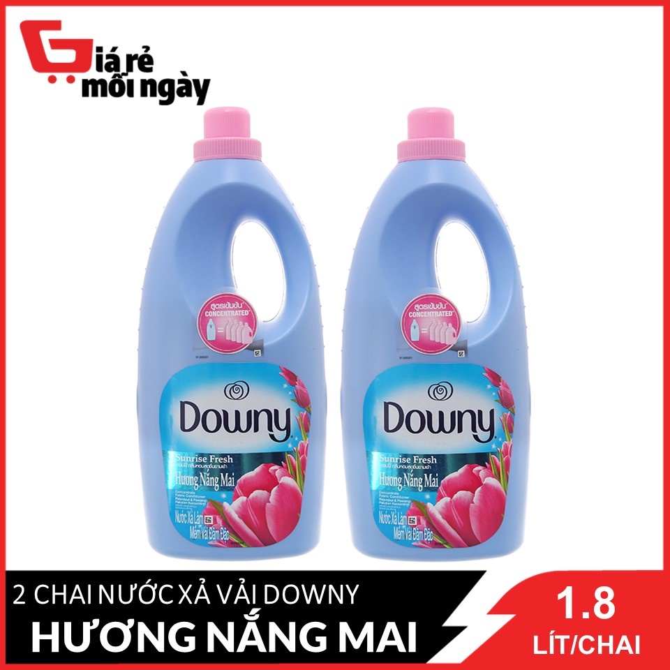 Combo 2 Nước Xả Vãi Downy Hương Nắng Mai 1.8 Lit / Chai