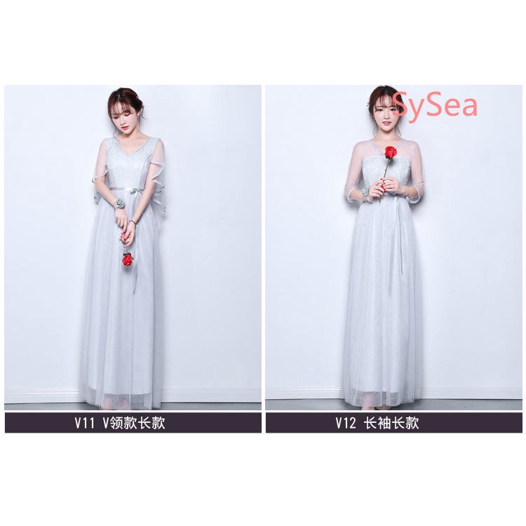 Đầm maxi tay dài in hoa kiểu dáng thanh lịch cho nữ