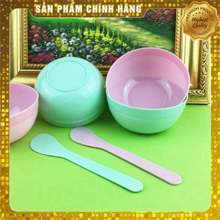 Bát trộn mặt nạ, thìa trộn mặt nạ