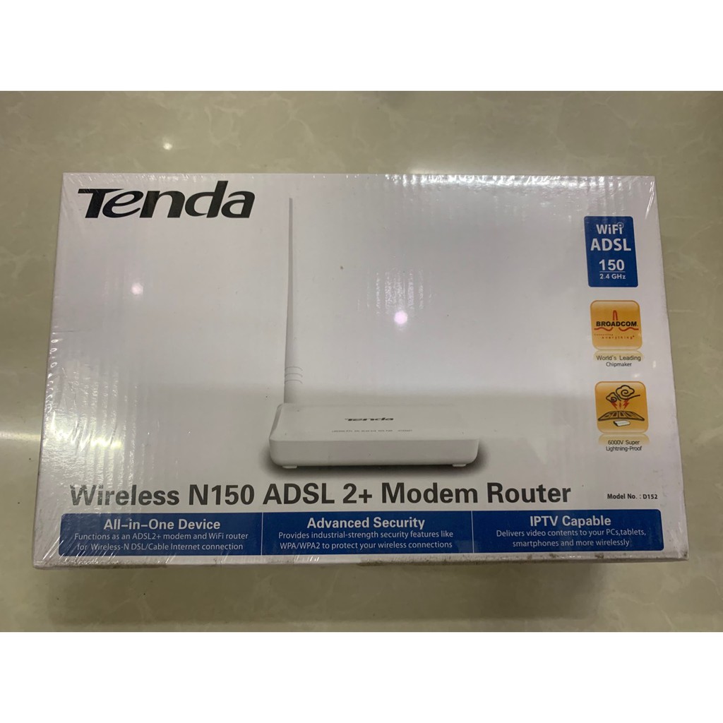 TENDA D 152 BỘ PHÁT WIFI TÍCH HỢP MODEM, MODEM WIFI