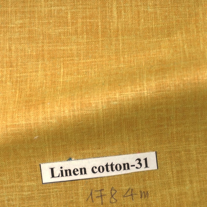 Vải Linen cotton Kim Vũ thoáng mát, thích hợp may đầm, áo sơ mi, đồ bộ