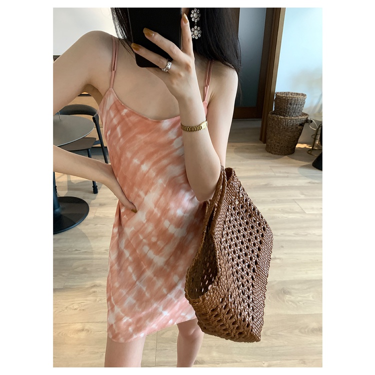 Đầm Dệt Kim Hai Dây In Họa Tiết Sang Trọng Thời Trang Cho Nữ