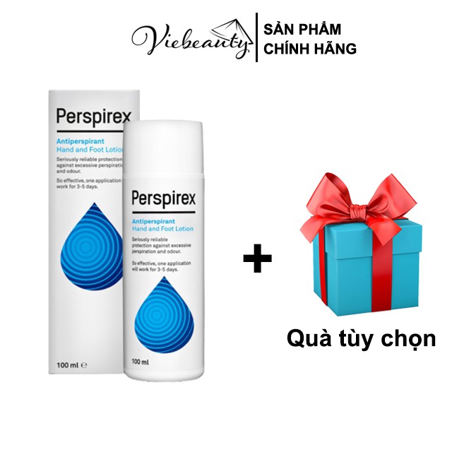 Lotion Ngăn Mồ Hôi Tay Chân Hiệu Quả Trong 3 Ngày Perspirex Foot Lotion 100ml - Viebeauty