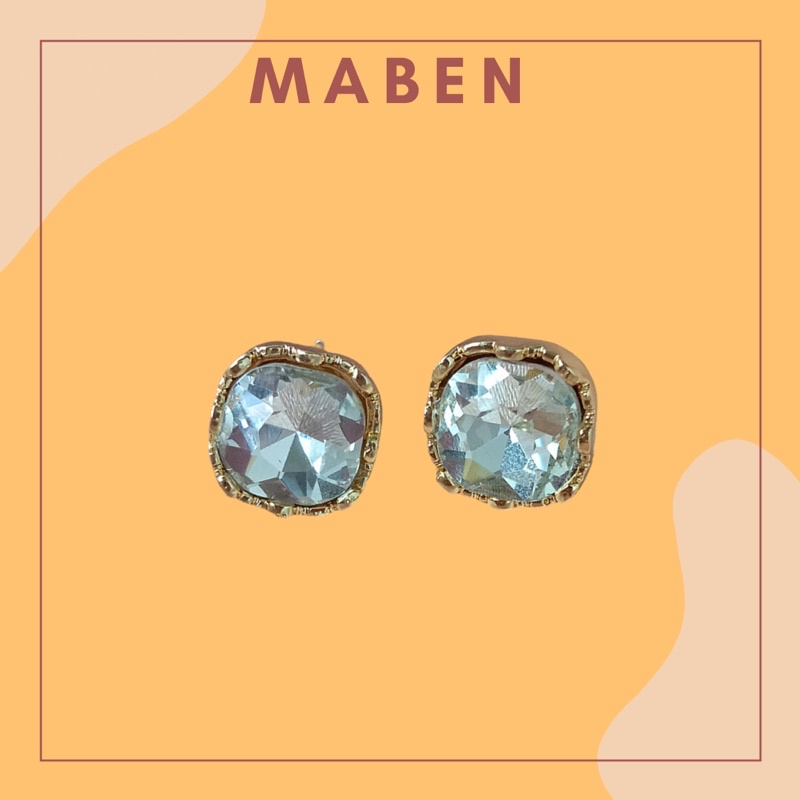 Hoa tai nhỏ đính đá xinh - Maben