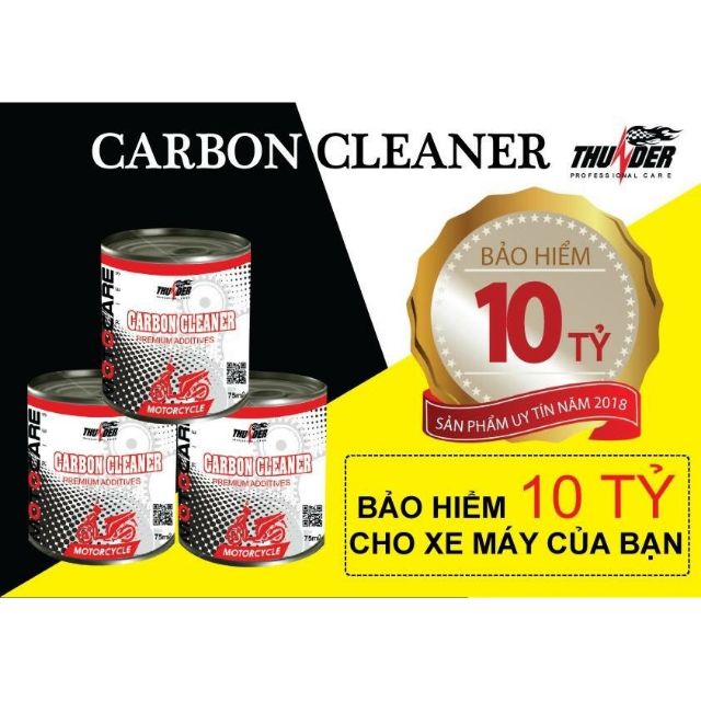 Carbon cleaner Thunder dung dịch vệ sinh buồng đốt xe máy