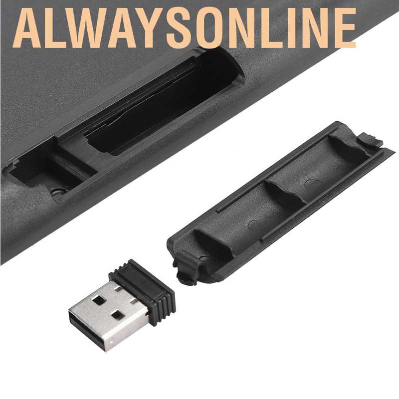 Combo Bàn Phím + Chuột Không Dây + Đầu Nhận Usb Cho Laptop