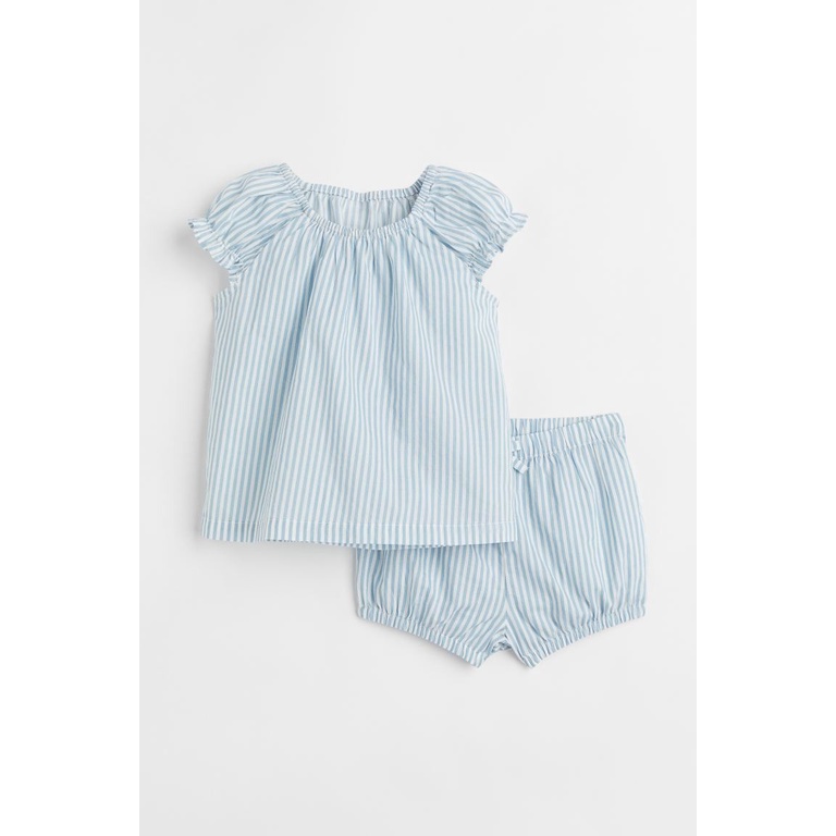 Set quần áo tím/ hoa hồng HM H&M _hàng chính hãng Anh