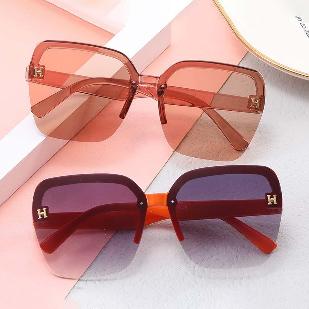 Kính Mát Gọng Vuông Lớn Họa Tiết Da Báo Thời Trang Hàn Quốc WMES15H