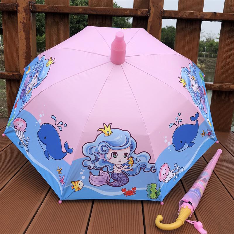 Ô dù đi nắng che mưa cho bé trai và bé gái họa tiết hoạt hình dễ thương