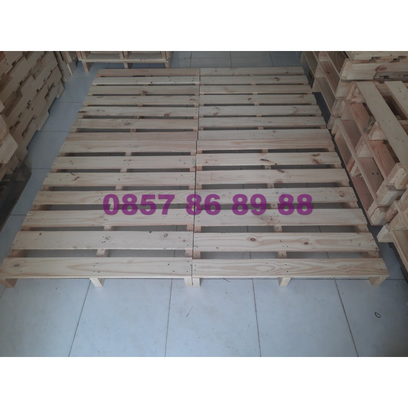 Giường Pallet - 1m8x2m / Giường Pallet Gỗ Thông Cao 10cm - BEFY