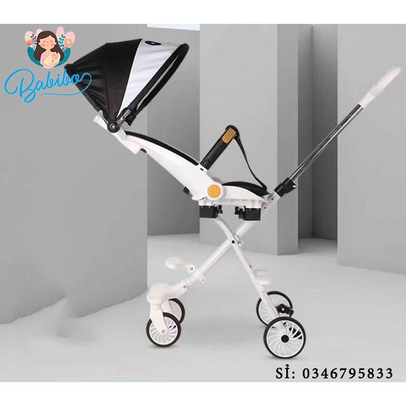 Xe Đẩy 2 Chiều Cho Bé M9, đảo chiều, gấp gọn