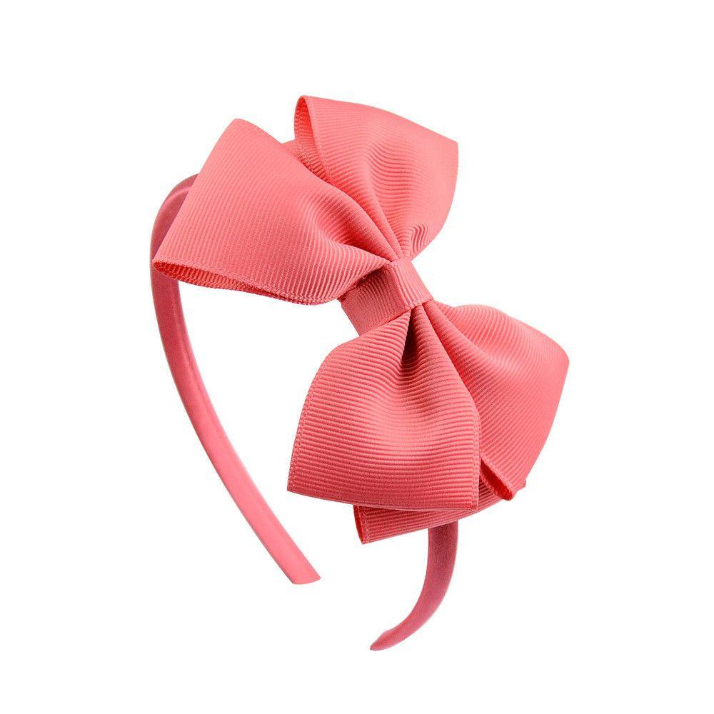 Băng Đô Cài Tóc Vải Satin Đính Nơ Xinh Xắn Cho Bé Gái 1 Tuổi