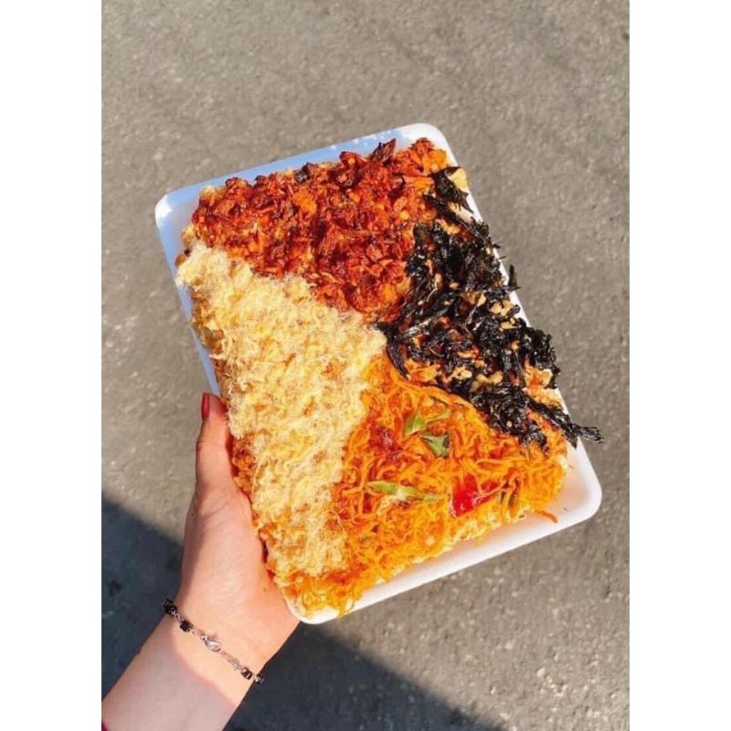 79k khay 300gr Cơm Cháy mix 4 vị