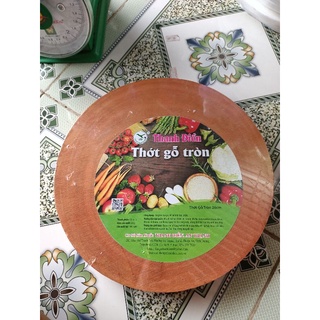 Thớt gỗ tròn đk 26cm