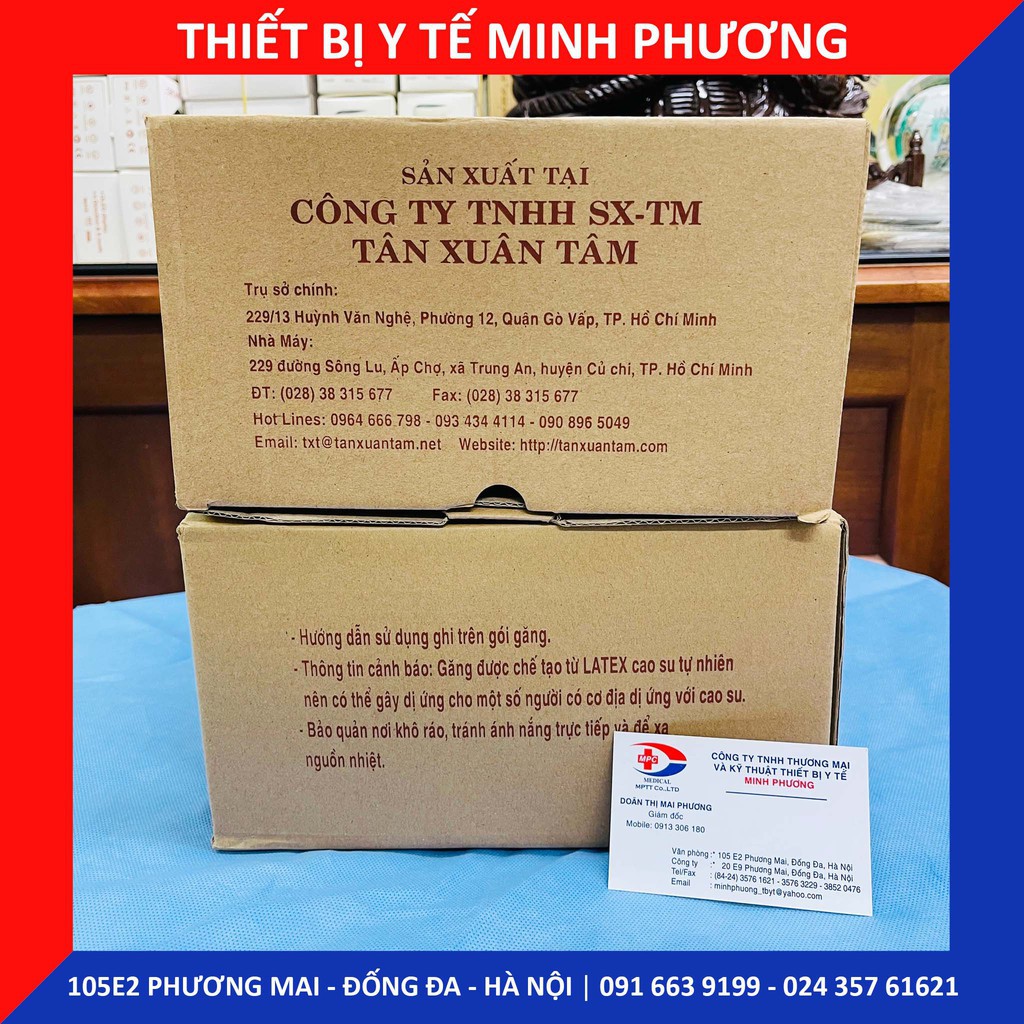 Găng tay phẫu thuật vô trùng các cỡ