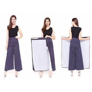 Vấy chống nắng có ống quần, quần váy 2 trong 1 vô cùng độc đáo, thời trang và tiện dụng khi đi xe máy, nhất là xe số