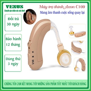 Máy trợ thính, máy trợ thính cho người già, tai nghe trợ thính người già, máy trợ thính không dây axon c109