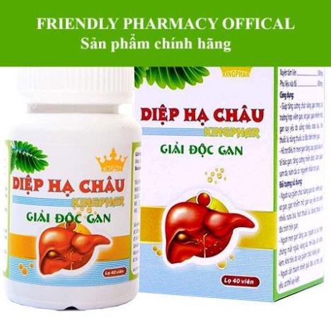 Diệp Hạ Châu Kingphar – Hỗ trợ giải độc gan, tăng cường chức năng gan, bảo vệ tế bào gan (40 viên)