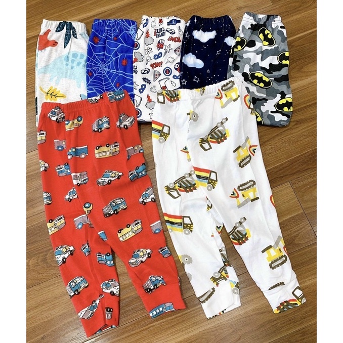 Set 5 quần dài thu đông bozip cho bé trai/bé gái(8-18kg)