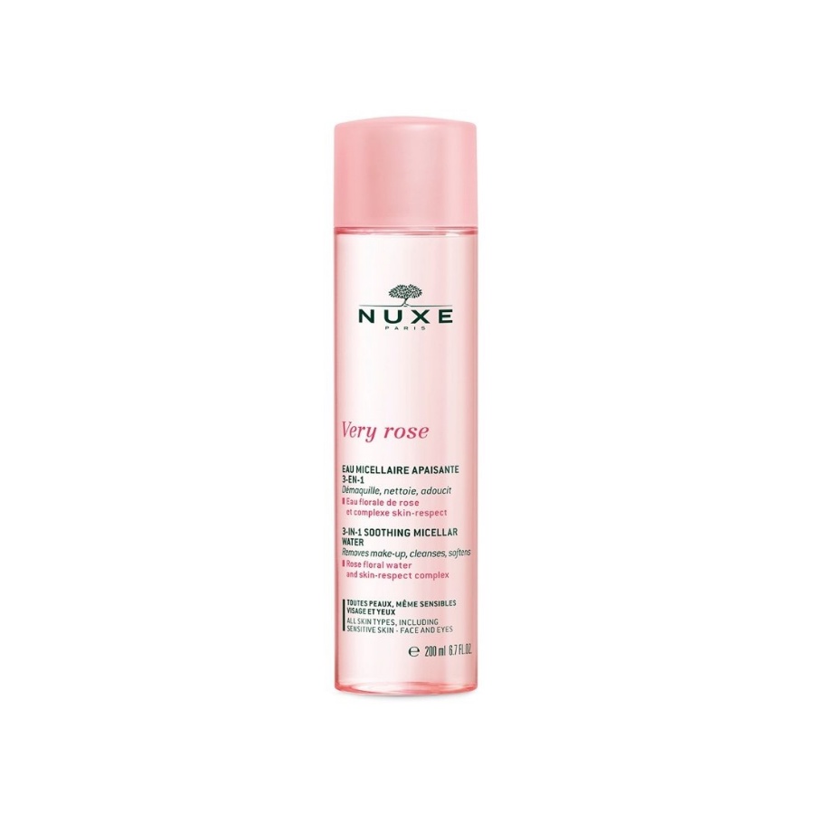 Nước tẩy trang Micellar 3 trong 1 Nuxe Very Rose 200ml