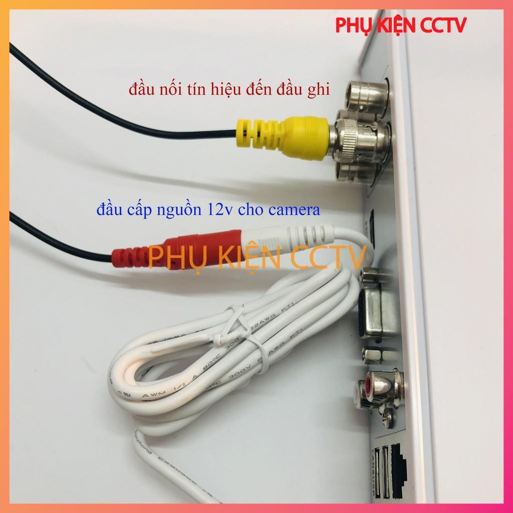 Cáp đồng trục liền nguồn đúc sẵn 2 đầu dài 20m dùng cho Camera | BigBuy360 - bigbuy360.vn