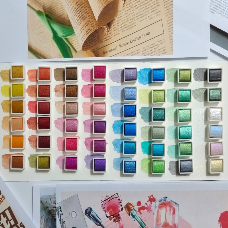 Màu nước ánh kim 36 tông màu tiện dụng