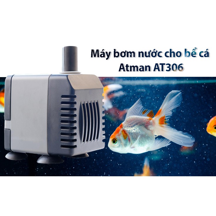 ✔️ Xả kho giá sốc - máy bơm nước mini,Máy bơm nước cho bể cá Atman AT306 - uy tin 1 đổi 1